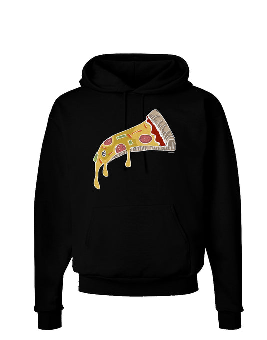 TooLoud Pizza Slice Dark Dark Hoodie Sweatshirt-Hoodie-TooLoud-Black-Small-Davson Sales