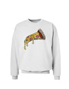 Pizza Slice Sweatshirt White 3XL Tooloud