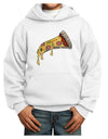 TooLoud Pizza Slice Youth Hoodie Pullover Sweatshirt-Youth Hoodie-TooLoud-White-XS-Davson Sales