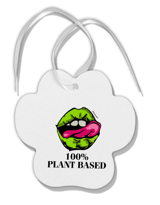 TooLoud Plant Based Paw Print Shaped Ornament-Ornament-TooLoud-Davson Sales