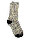 TooLoud Presents: Exquisite Benjamins Adult Crew Socks with All Over Print - Elevate Your Style-Socks-TooLoud-White-Ladies-4-6-Davson Sales