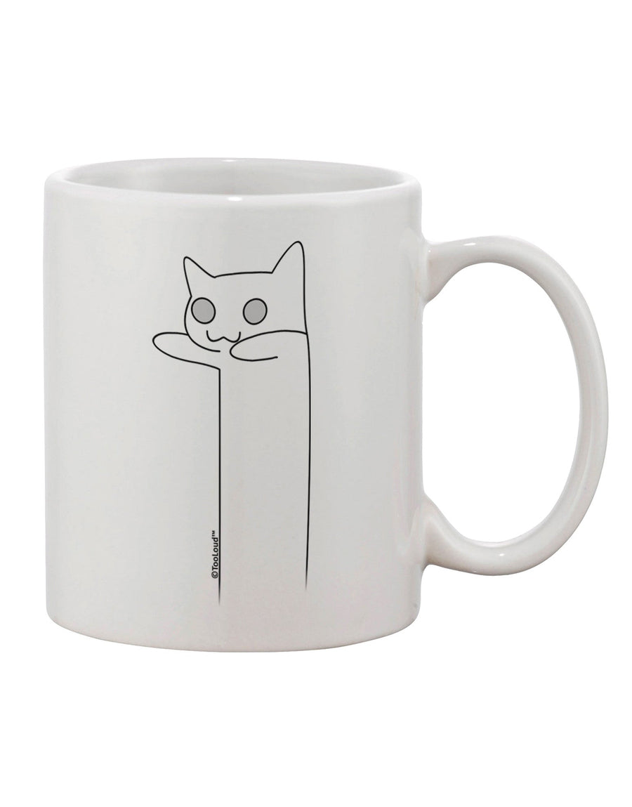 TooLoud Presents: Longcat - A Delightful Internet Humor Printed 11 oz Coffee Mug - Perfect for Drinkware Enthusiasts-11 OZ Coffee Mug-TooLoud-White-Davson Sales