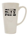 TooLoud presents the ATL Atlanta Text 16 Ounce Conical Latte Coffee Mug - Perfect for Sipping in Style-Conical Latte Mug-TooLoud-White-Davson Sales