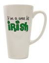 TooLoud presents the exquisite 16 Ounce Conical Latte Coffee Mug for those who embrace their Irish heritage - TooLoud-Conical Latte Mug-TooLoud-White-Davson Sales