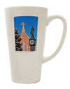 TooLoud Presents: The Exquisite Manitou Springs Colorado 16 Ounce Conical Latte Coffee Mug - A Must-Have for Drinkware Enthusiasts-Conical Latte Mug-TooLoud-White-Davson Sales