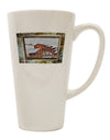 TooLoud Presents: The Exquisite Mine Scene Colorado 16 Ounce Conical Latte Coffee Mug - A Must-Have for Drinkware Enthusiasts-Conical Latte Mug-TooLoud-White-Davson Sales