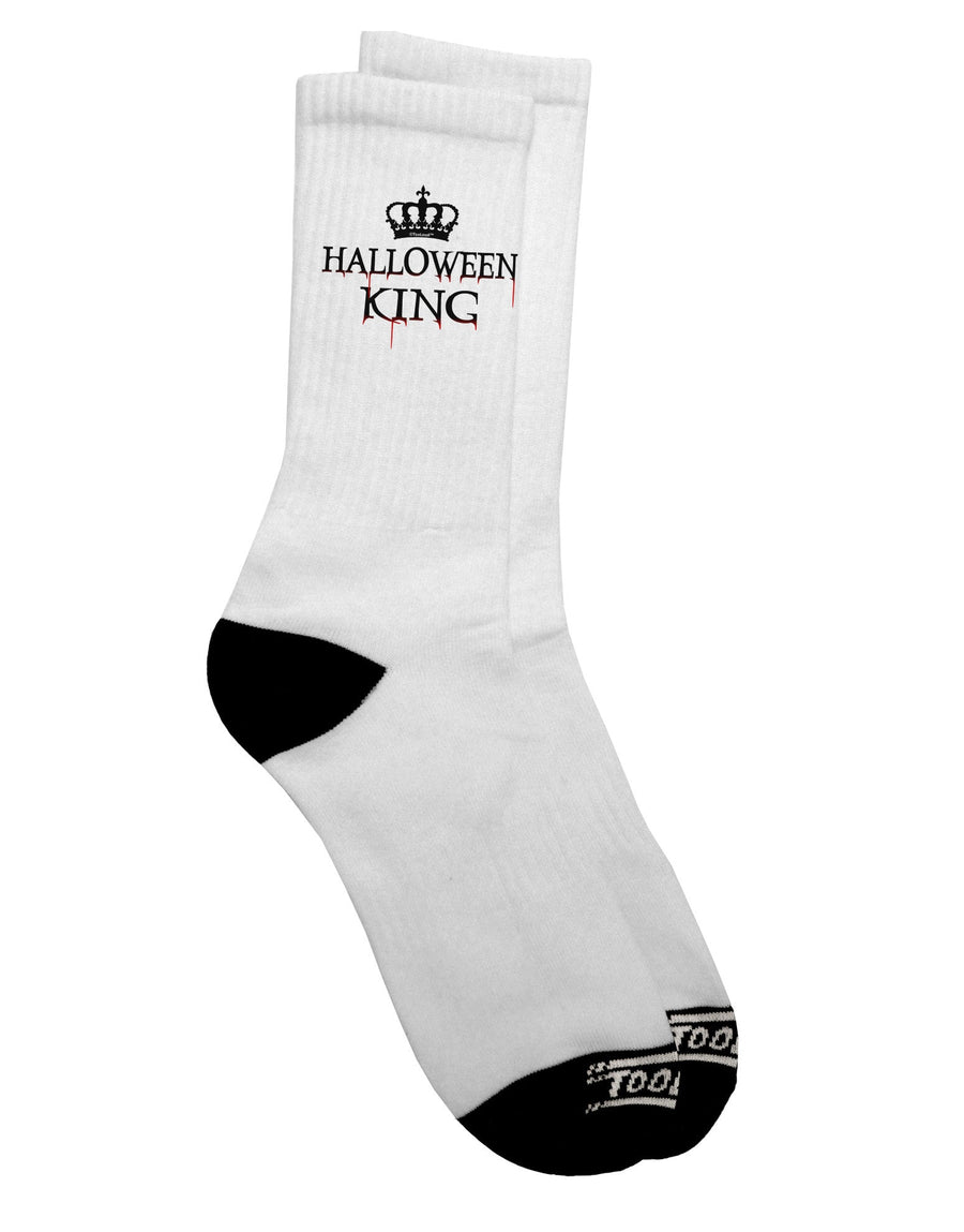 TooLoud presents the Halloween King Adult Crew Socks - Perfect for Spooky Season-Socks-TooLoud-White-Ladies-4-6-Davson Sales