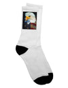 TooLoud presents the Patriotic Bald Eagle - American Flag Adult Crew Socks - A Symbol of American Pride-Socks-TooLoud-White-Ladies-4-6-Davson Sales