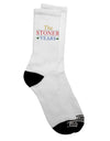 TooLoud presents: The Sophisticated Stoner Years Adult Crew Socks - TooLoud-Socks-TooLoud-White-Ladies-4-6-Davson Sales