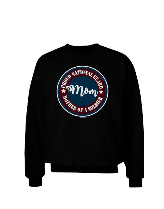 TooLoud Proud National Guard Mom Dark Adult Dark Sweatshirt-Sweatshirts-TooLoud-Black-Small-Davson Sales