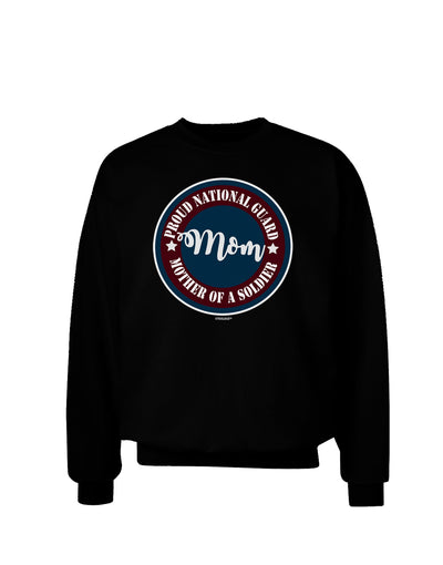 TooLoud Proud National Guard Mom Dark Adult Dark Sweatshirt-Sweatshirts-TooLoud-Black-Small-Davson Sales