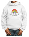 TooLoud RAINBROS Youth Hoodie Pullover Sweatshirt-Youth Hoodie-TooLoud-White-XS-Davson Sales