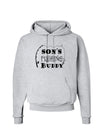 TooLoud Sons Fishing Buddy Hoodie Sweatshirt-Hoodie-TooLoud-AshGray-Small-Davson Sales