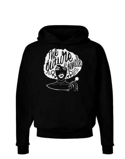 TooLoud The Future Is Female Dark Dark Hoodie Sweatshirt-Hoodie-TooLoud-Black-Small-Davson Sales