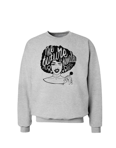 TooLoud The Future Is Female Sweatshirt-Sweatshirts-TooLoud-AshGray-Small-Davson Sales