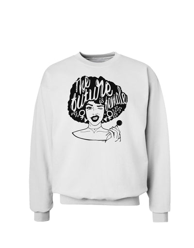 TooLoud The Future Is Female Sweatshirt-Sweatshirts-TooLoud-White-Small-Davson Sales