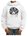 TooLoud The Future Is Female Youth Hoodie Pullover Sweatshirt-Youth Hoodie-TooLoud-White-XS-Davson Sales