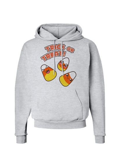 TooLoud Trick or Treat Cute Candy Corn Halloween Hoodie Sweatshirt-Hoodie-TooLoud-AshGray-Small-Davson Sales