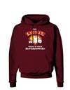 TooLoud Trucker - Superpower Dark Hoodie Sweatshirt-Hoodie-TooLoud-Maroon-Small-Davson Sales