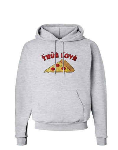 TooLoud True Love - Pizza Hoodie Sweatshirt-Hoodie-TooLoud-AshGray-Small-Davson Sales