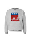 TooLoud Trump Bubble Symbol Sweatshirt-Sweatshirts-TooLoud-AshGray-Small-Davson Sales