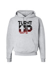 TooLoud Turnt Up Distressed Hoodie Sweatshirt-Hoodie-TooLoud-AshGray-Small-Davson Sales