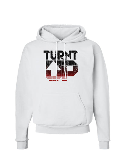 TooLoud Turnt Up Distressed Hoodie Sweatshirt-Hoodie-TooLoud-White-Small-Davson Sales