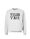TooLoud Tyler Y'all - Southwestern Style Sweatshirt-Sweatshirts-TooLoud-White-Small-Davson Sales