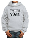 TooLoud Tyler Y'all - Southwestern Style Youth Hoodie Pullover Sweatshirt-Youth Hoodie-TooLoud-Ash-XS-Davson Sales