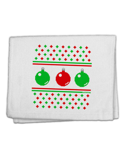 TooLoud Ugly Christmas Sweater Ornaments 11&#x22;x18&#x22; Dish Fingertip Towel-Fingertip Towel-TooLoud-White-Davson Sales