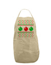 TooLoud Ugly Christmas Sweater Ornaments Adult Apron-Bib Apron-TooLoud-Stone-One-Size-Davson Sales