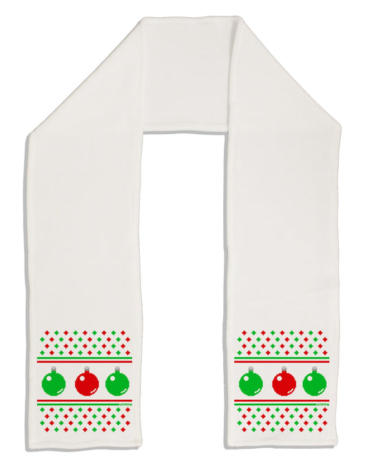 TooLoud Ugly Christmas Sweater Ornaments Adult Fleece 64&#x22; Scarf-Ornament-TooLoud-White-One-Size-Adult-Davson Sales