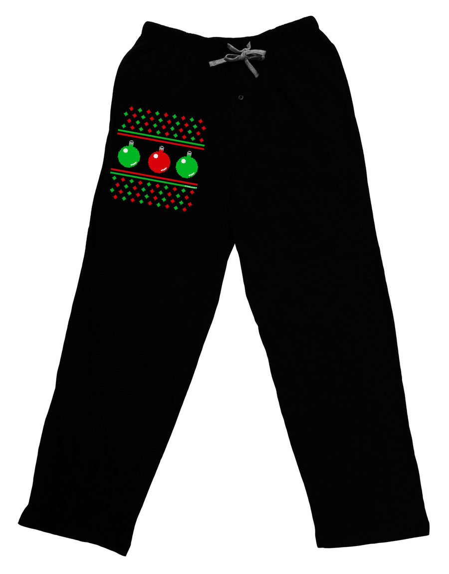 TooLoud Ugly Christmas Sweater Ornaments Adult Lounge Pants-Lounge Pants-TooLoud-Black-Small-Davson Sales