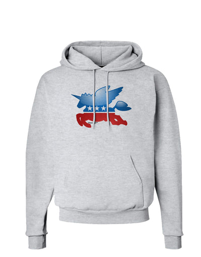 TooLoud Unicorn Political Symbol Hoodie Sweatshirt-Hoodie-TooLoud-AshGray-Small-Davson Sales