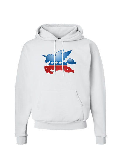 TooLoud Unicorn Political Symbol Hoodie Sweatshirt-Hoodie-TooLoud-White-Small-Davson Sales