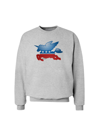 TooLoud Unicorn Political Symbol Sweatshirt-Sweatshirts-TooLoud-AshGray-Small-Davson Sales