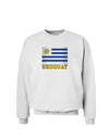 TooLoud Uruguay Flag Sweatshirt-Sweatshirt-TooLoud-White-Small-Davson Sales