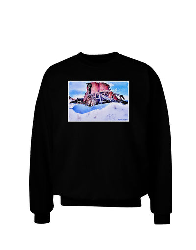 TooLoud Victor Mines Colorado Watercolor Adult Dark Sweatshirt-Sweatshirts-TooLoud-Black-Small-Davson Sales