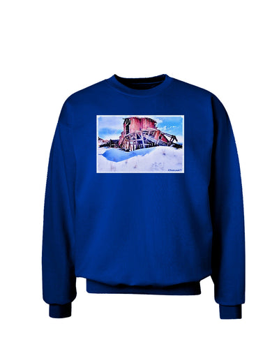 TooLoud Victor Mines Colorado Watercolor Adult Dark Sweatshirt-Sweatshirts-TooLoud-Deep-Royal-Blue-Small-Davson Sales