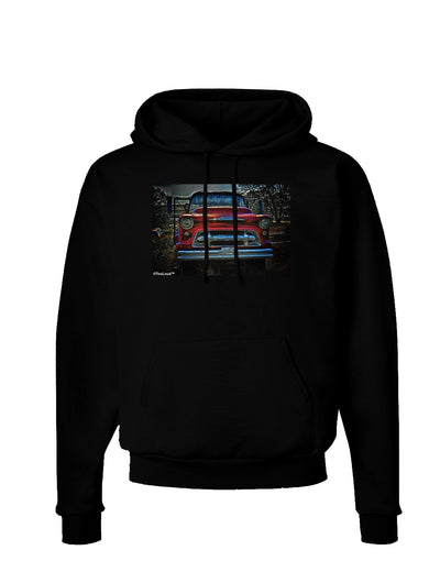 TooLoud Vintage Truck Dark Hoodie Sweatshirt-Hoodie-TooLoud-Black-Small-Davson Sales