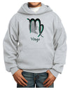 TooLoud Virgo Symbol Youth Hoodie Pullover Sweatshirt-Youth Hoodie-TooLoud-Ash-XS-Davson Sales