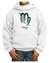 TooLoud Virgo Symbol Youth Hoodie Pullover Sweatshirt-Youth Hoodie-TooLoud-White-XS-Davson Sales