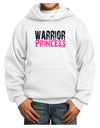 TooLoud Warrior Princess Pink Youth Hoodie Pullover Sweatshirt-Youth Hoodie-TooLoud-White-XS-Davson Sales