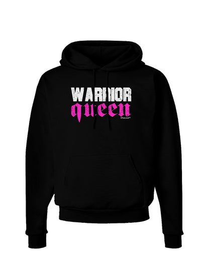 TooLoud Warrior Queen Pink Script Dark Hoodie Sweatshirt-Hoodie-TooLoud-Black-Small-Davson Sales