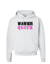 TooLoud Warrior Queen Pink Script Hoodie Sweatshirt-Hoodie-TooLoud-White-Small-Davson Sales