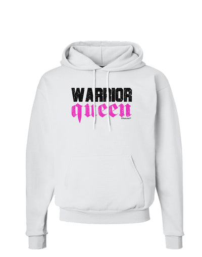 TooLoud Warrior Queen Pink Script Hoodie Sweatshirt-Hoodie-TooLoud-White-Small-Davson Sales