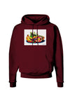 TooLoud Watercolor Fruit Bowl 3 Dark Hoodie Sweatshirt-Hoodie-TooLoud-Maroon-Small-Davson Sales