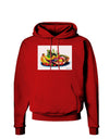 TooLoud Watercolor Fruit Bowl 3 Dark Hoodie Sweatshirt-Hoodie-TooLoud-Red-Small-Davson Sales