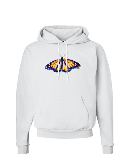 TooLoud Watercolor Monarch Butterfly Hoodie Sweatshirt-Hoodie-TooLoud-White-Small-Davson Sales