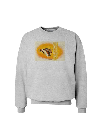 TooLoud Watercolor Owl Moth Sweatshirt-Sweatshirts-TooLoud-AshGray-Small-Davson Sales